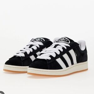 Kids/Womens Adidas black-and-white campus zero zeros size kids 6.5 Women’s 7.5